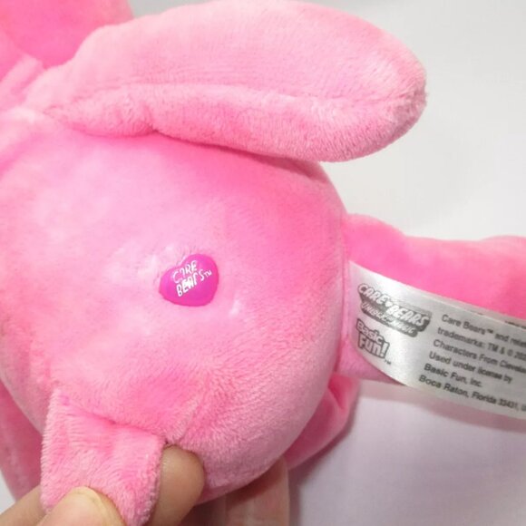 Lot of 3 Cheer Care Bears 2003 & 2020 Rainbow Pink Plush Stuffed Toy Animal - Picture 9 of 12